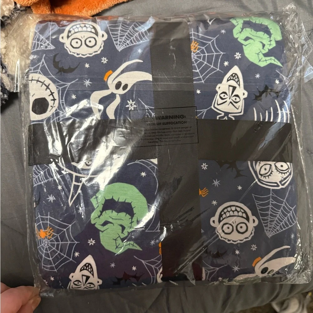 NMBC Little Sleepies Spooky Blue Blanket NIB - Picture 2 of 2
